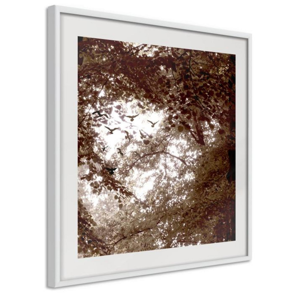 Paris Prix Affiche Murale Encadrée  In the Shade of Trees