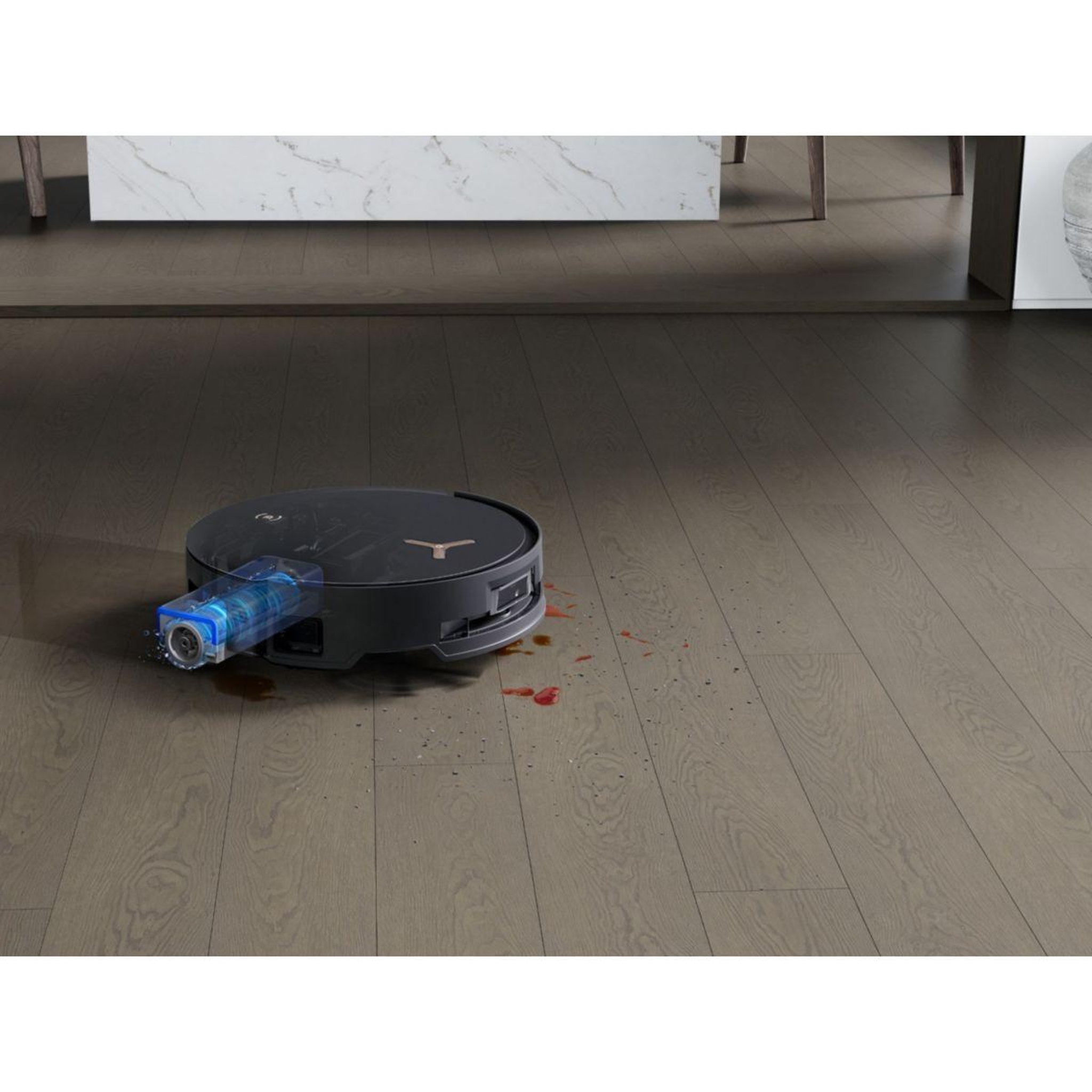 Voir la diapositive 4 : ECOVACS Robot Aspirateur Laveur Deebot X8 Pro Omni Black EU
