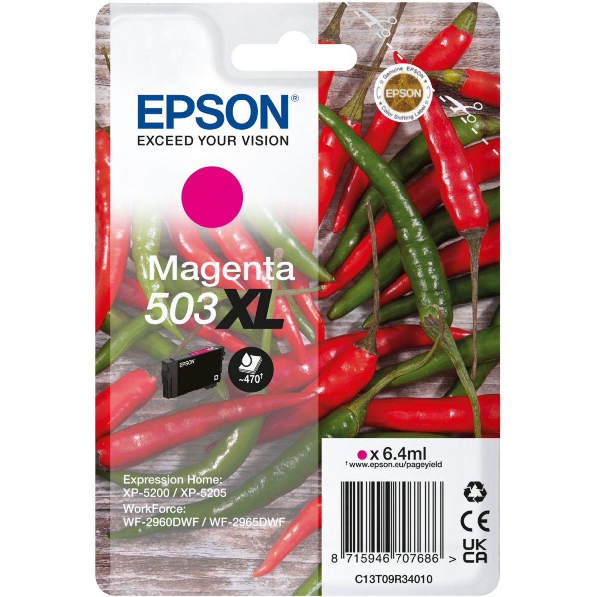 Epson Cartouche d'encre 503XL Serie Piment Magenta
