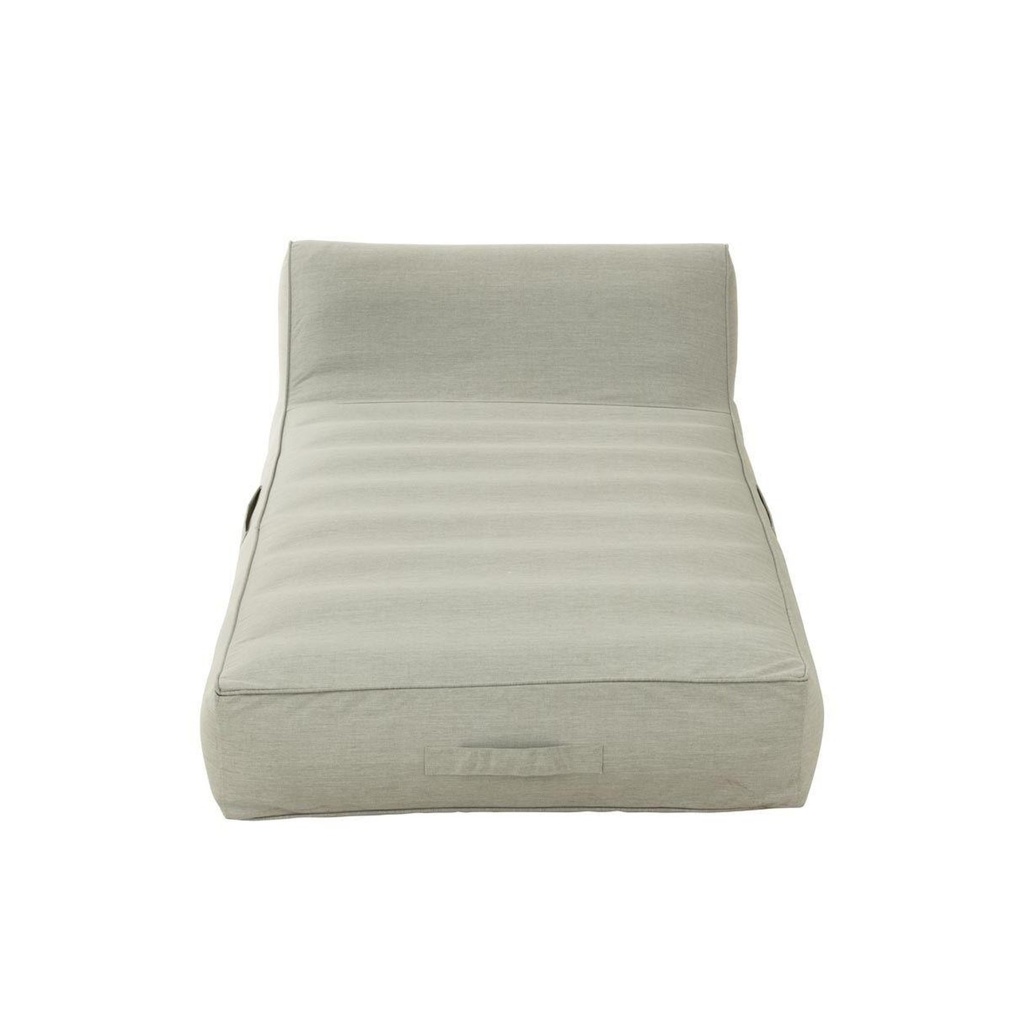 Voir la diapositive 3 : J-LINE Matelas de jardin  hélène  160cm gris