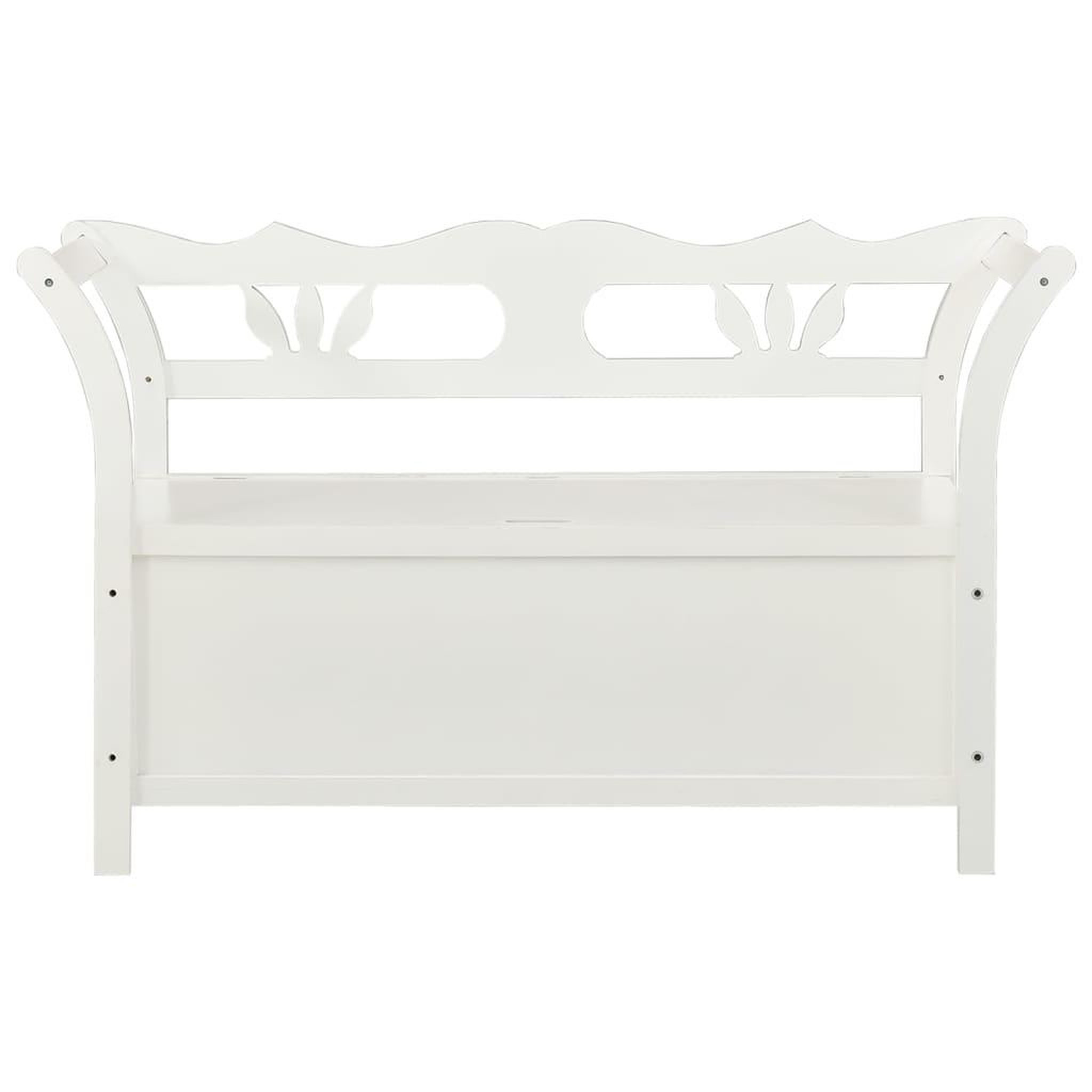 Voir la diapositive 3 : VIDAXL Banc Blanc 107x45x75,5 cm Bois de sapin solide