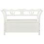 Voir la diapositive 3 : VIDAXL Banc Blanc 107x45x75,5 cm Bois de sapin solide