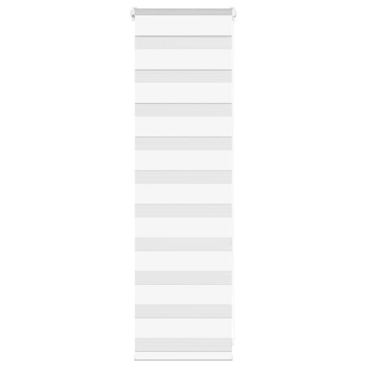 VIDAXL Store zebre blanc 45x100 cm largeur du tissu 40,9 cm polyester