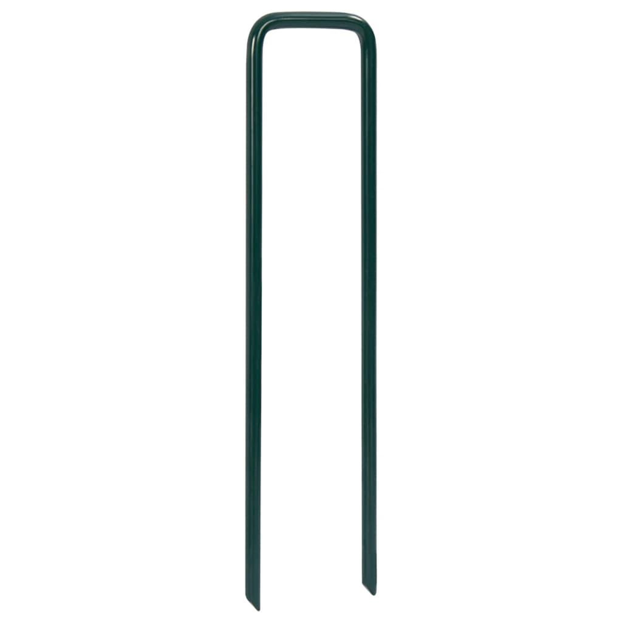 Voir la diapositive 4 : VIDAXL Clous pour gazon artificiel 100 pcs forme de u fer