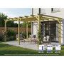 Voir la diapositive 1 : JARDIDECO Pergola massive en bois Le Havre 600 x 420 cm - Maderland