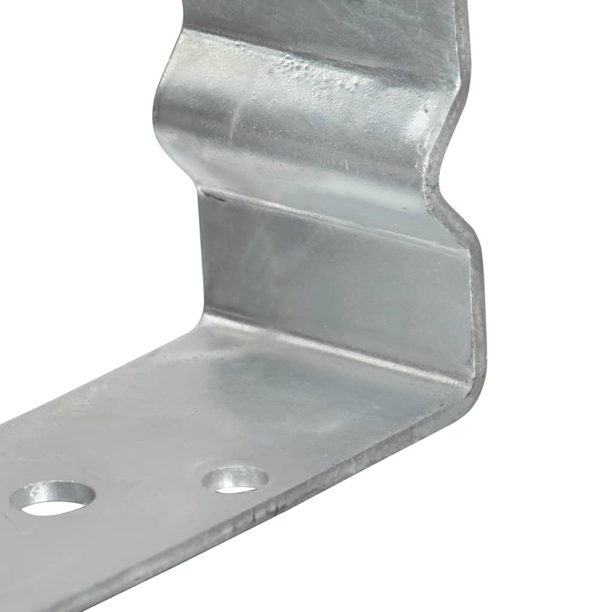 Voir la diapositive 5 : VIDAXL Piquets de cloture 12 pcs argente 12x6x15 cm acier galvanise