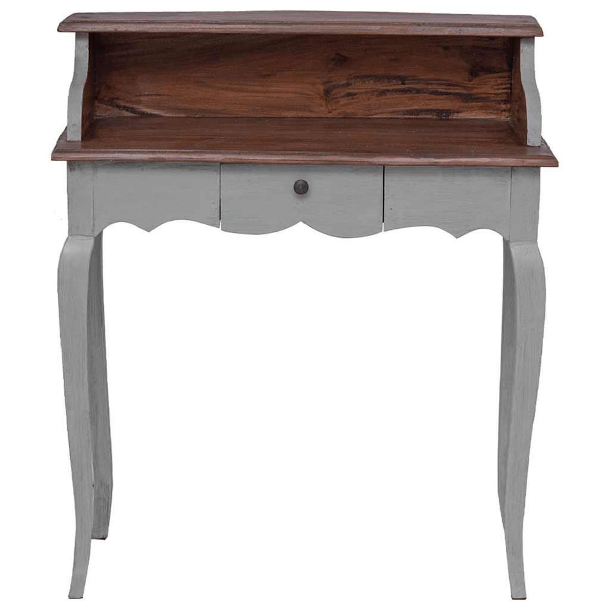 VIDAXL Bureau d'ecriture bois d'acajou massif 80x40x92 cm