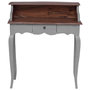 Voir la diapositive 4 : VIDAXL Bureau d'ecriture bois d'acajou massif 80x40x92 cm