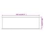Voir la diapositive 6 : VIDAXL Auvent vertical Terre cuite 100x420 cm Tissu oxford