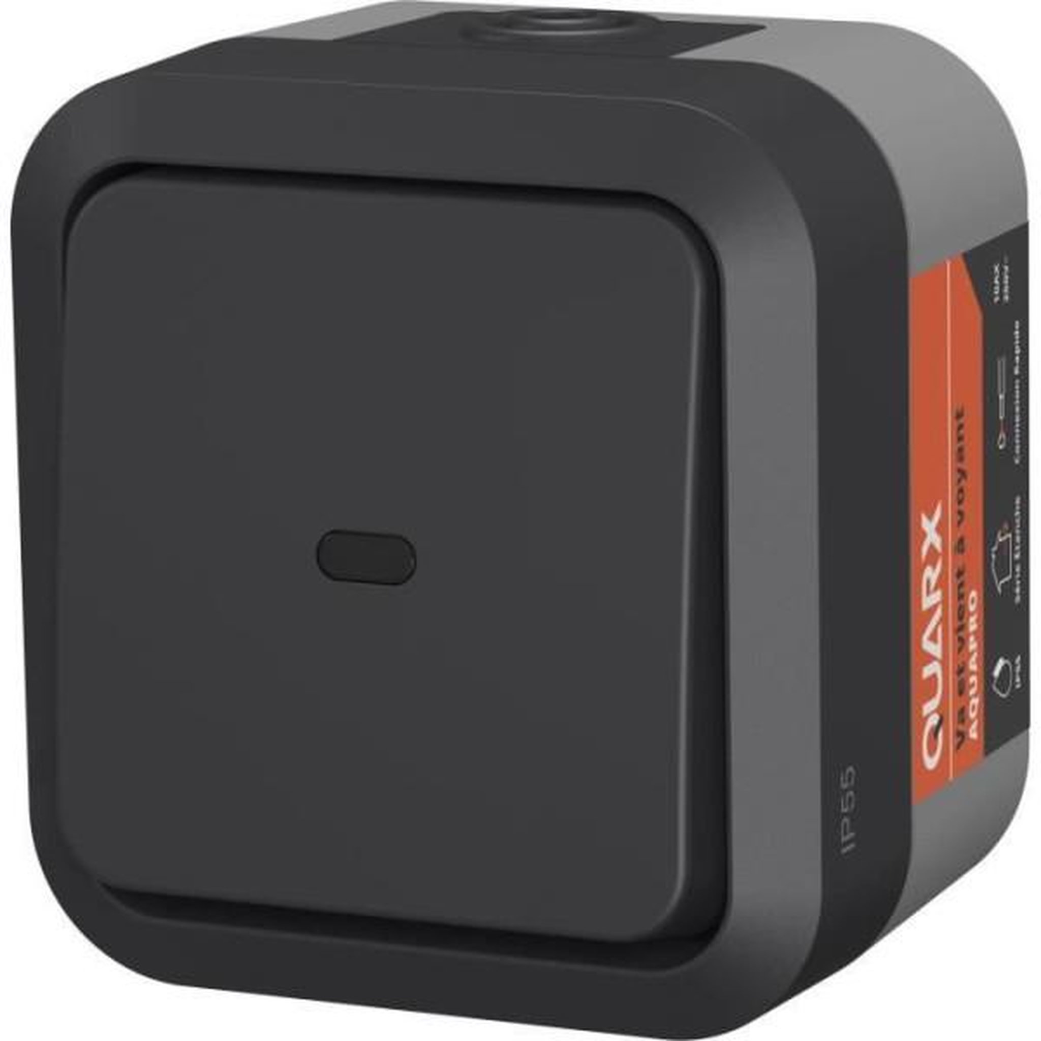Voir la diapositive 5 : MARKET24 Interrupteur va et vient - quarx - aqua pro - extérieur, voyant lumineux, ip55, 250v