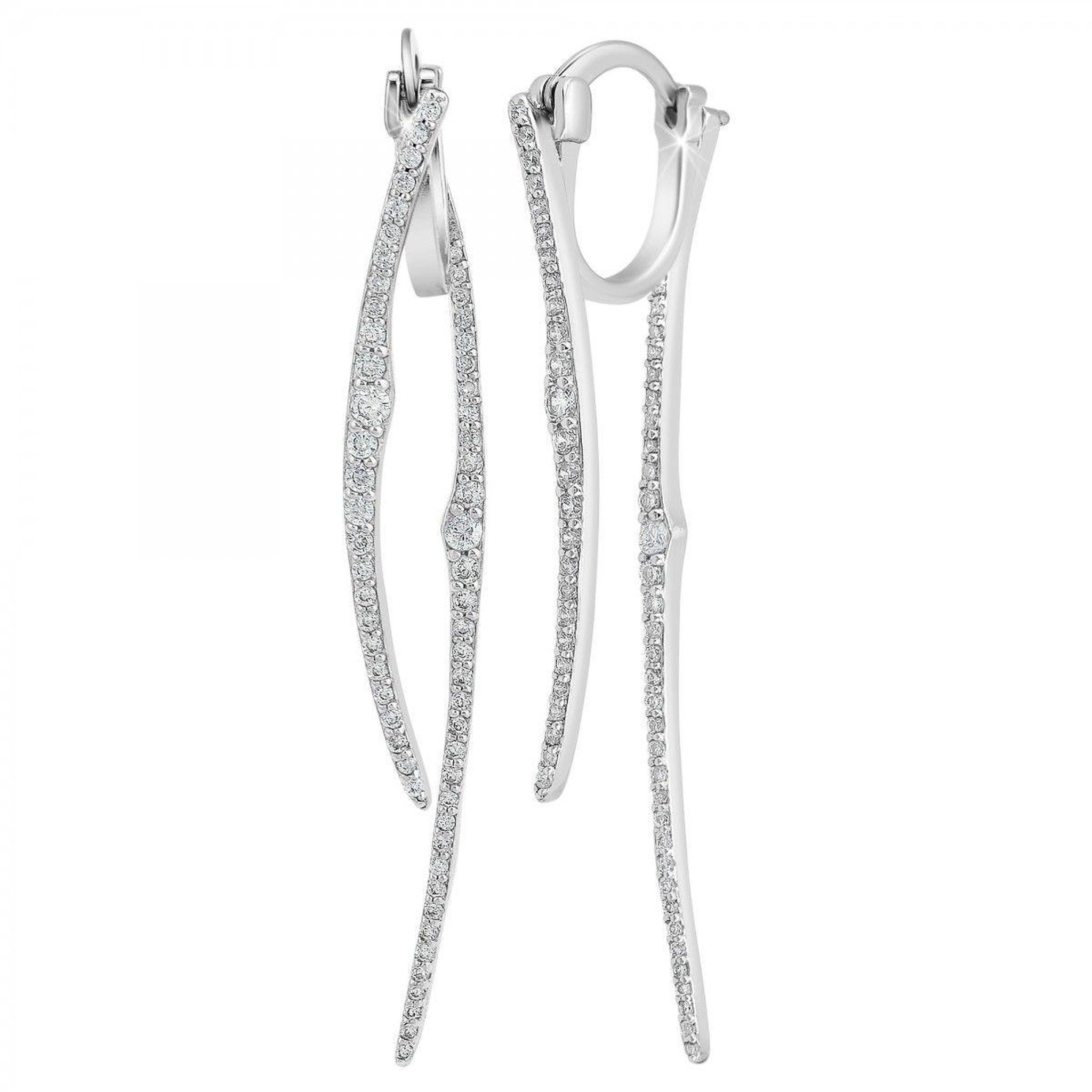 SC CRYSTAL Boucles d'oreilles orné de Zirconium