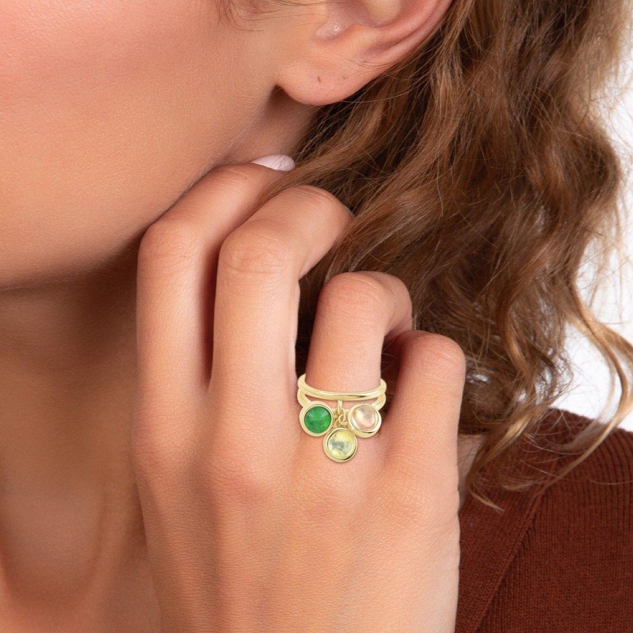 Voir la diapositive 2 : SC BOHEME Bague taille 56 SC Bohème ornée de Zirconium
