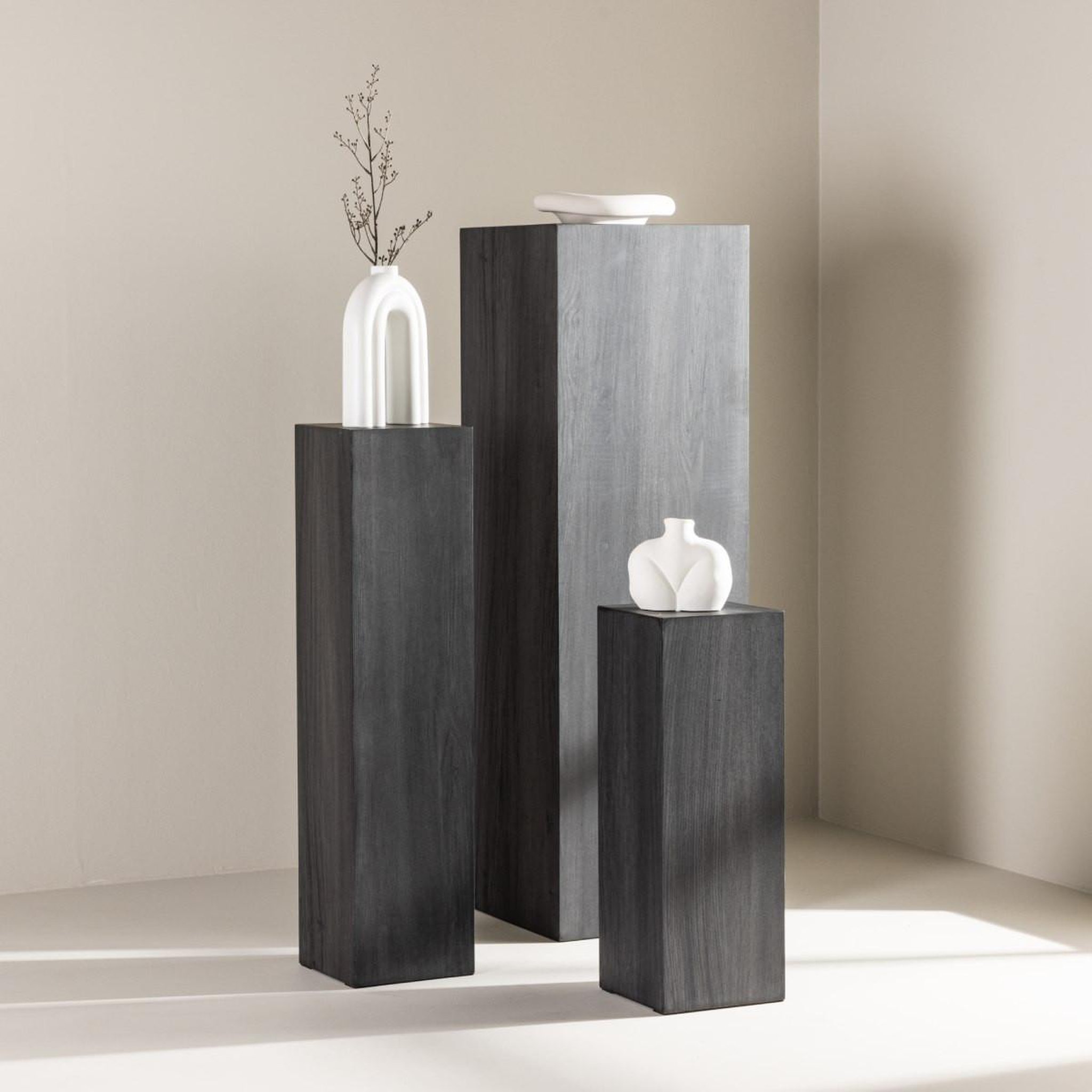 Voir la diapositive 5 : Paris Prix Sellette décorative  ramsvik  130cm noir