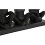 Voir la diapositive 5 : Paris Prix Vide-Poche Statuette  3 Singes  43cm Noir & Or