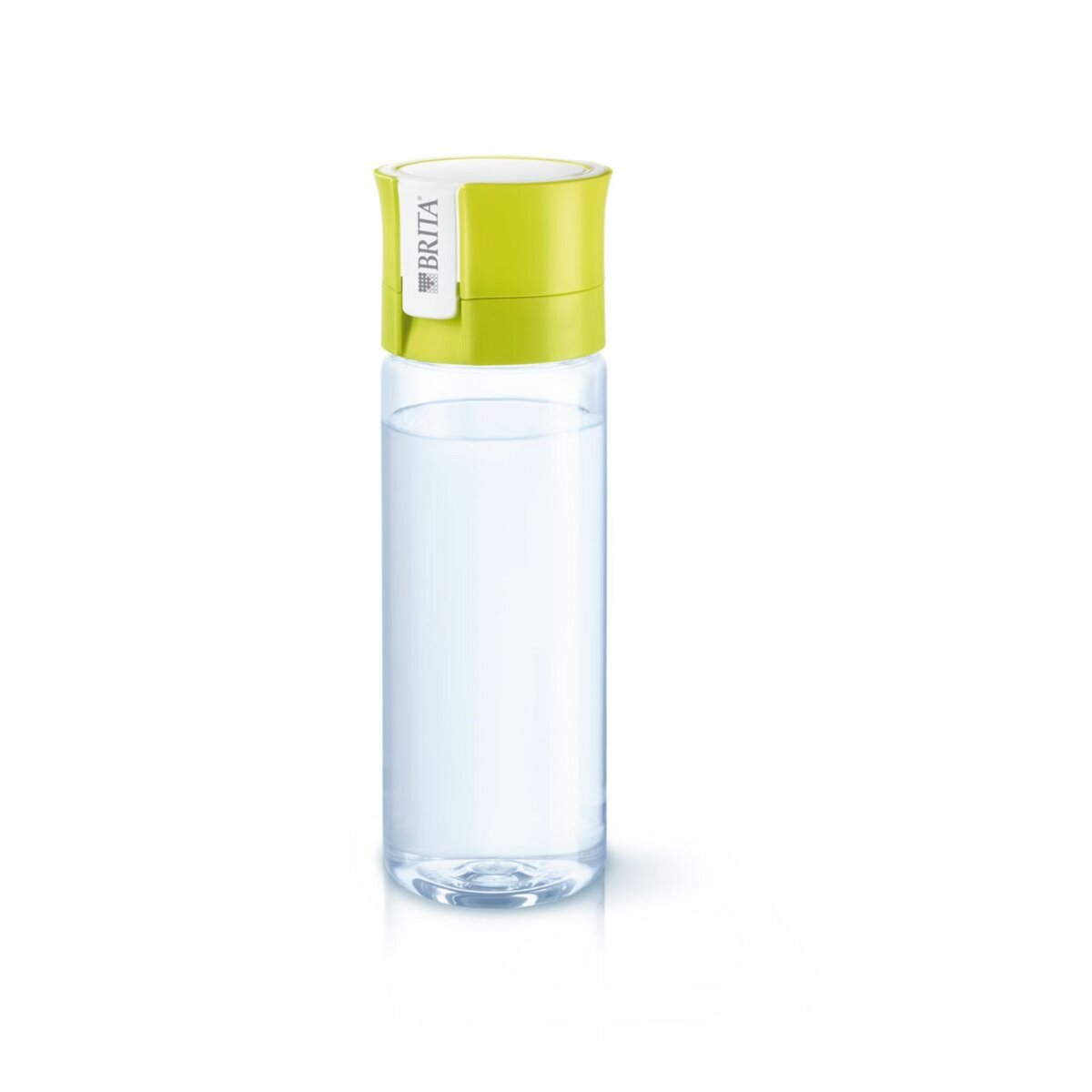 BRITA Gourde filtrante transparente verte +  1 filtre MicroDisc inclus         