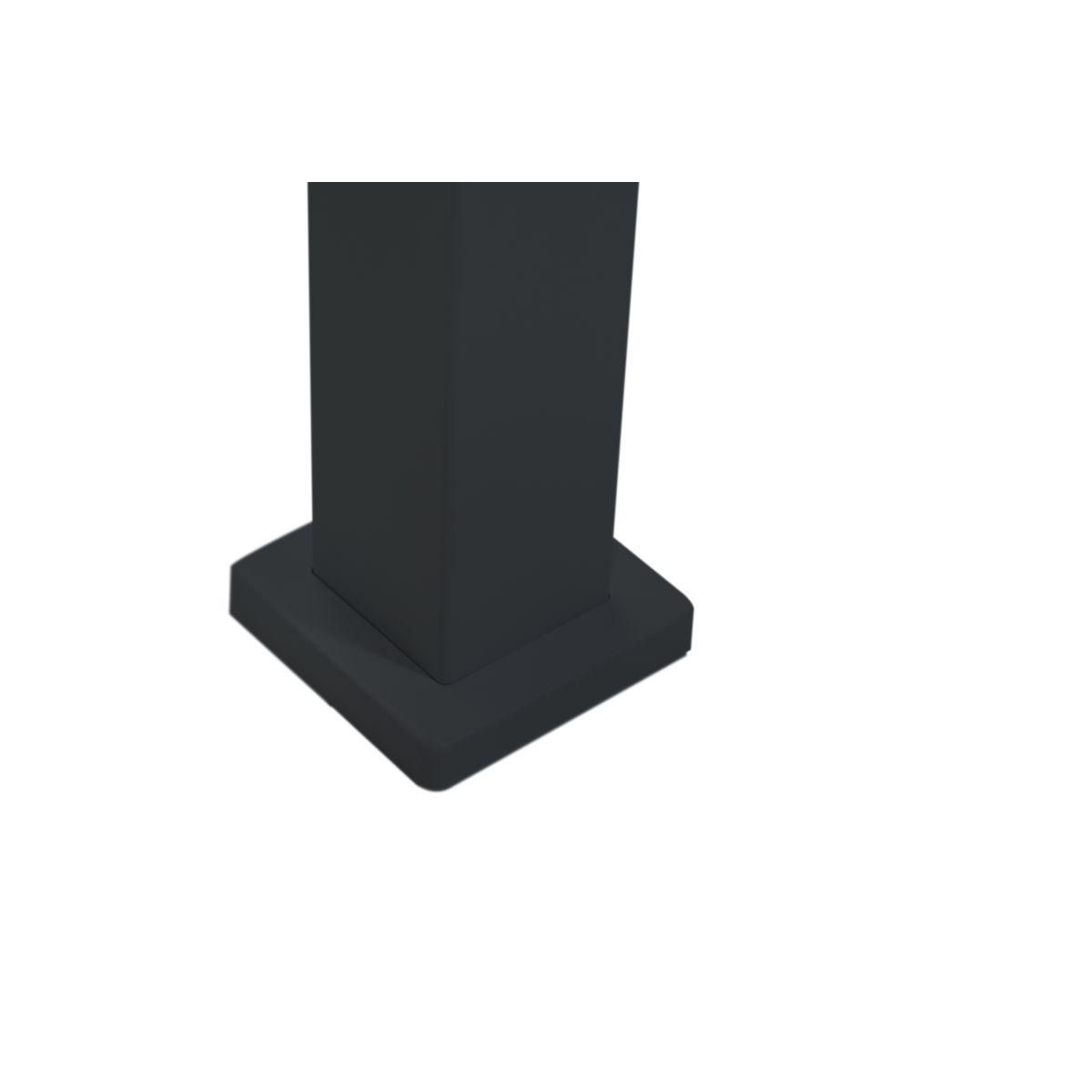 OMBREA Pergola Bioclimatique 3x3m anthracite 4 pieds OMBREA®