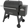 Voir la diapositive 5 : TRAEGER Barbecue pellet IRONWOOD 885 noir sur chariot, grille haute 76x26.5 cm, grille basse 76x48 cm