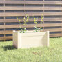 Voir la diapositive 1 : VIDAXL Jardiniere blanc 60x31x31 cm bois de pin massif