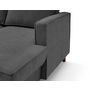 Voir la diapositive 5 : LISA DESIGN Jake - canapé panoramique d'angle gauche 7 places convertible avec coffre en tissu velours relief