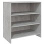 Voir la diapositive 2 : VIDAXL Buffet Gris beton 70x40,5x75 cm Bois d'ingenierie