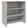 Voir la diapositive 2 : VIDAXL Buffet Gris beton 70x40,5x75 cm Bois d'ingenierie