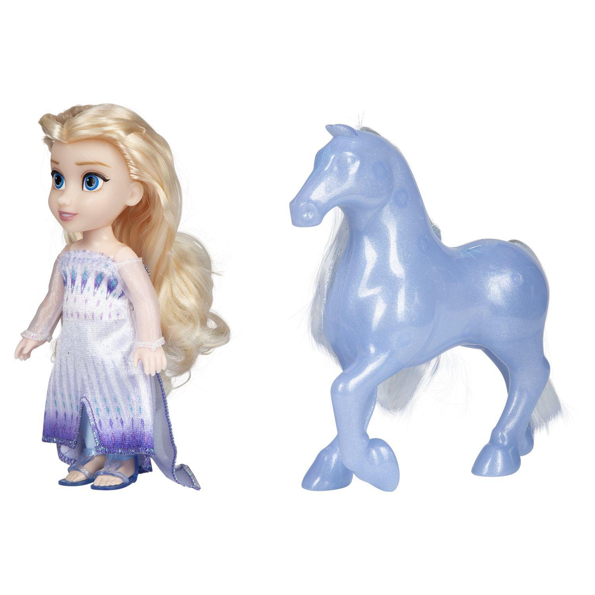 Voir la diapositive 3 : JAKKS PACIFIC Poupée Elsa et Nokk 15 cm - La Reine des Neiges 2
