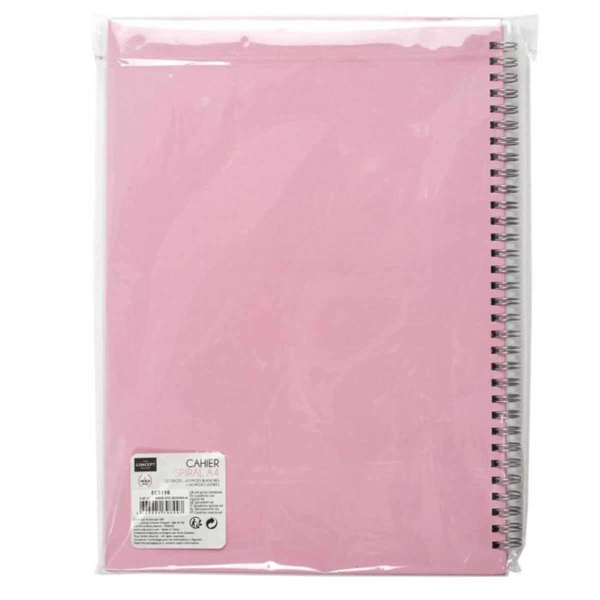 Paris Prix Cahier à Spirale A4  Pop  21x29cm Rose