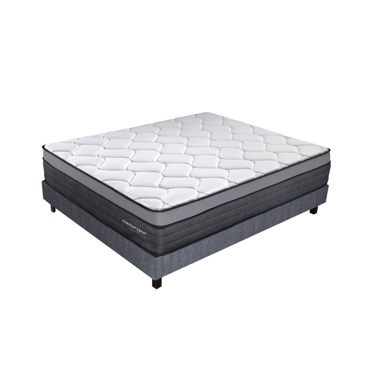 MemoryPur Matelas ressorts ensachés 140x190 cm PERFECTION