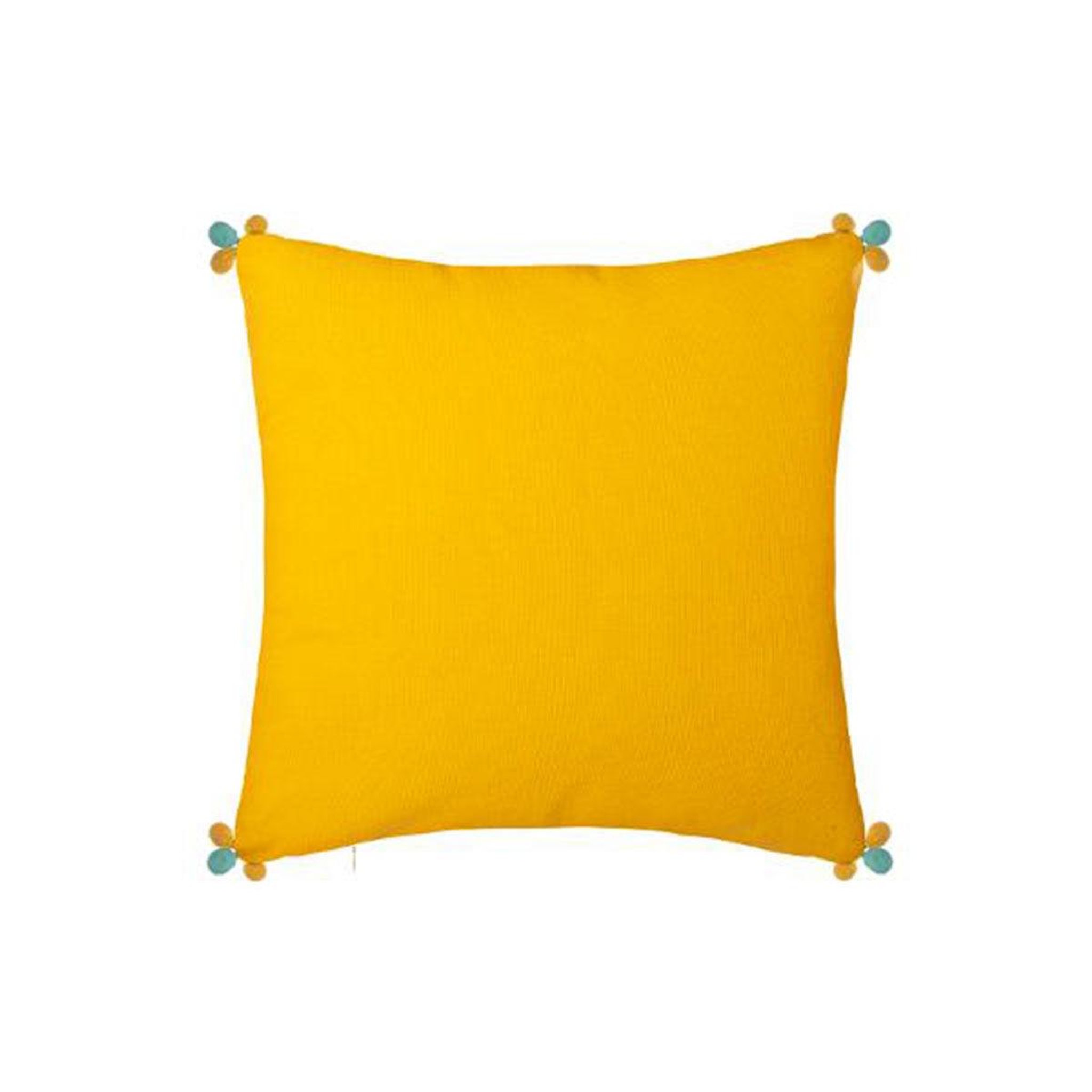 Voir la diapositive 2 : ATMOSPHERA Housse de Coussin Imprimé  Razzo  40x40cm Ocre