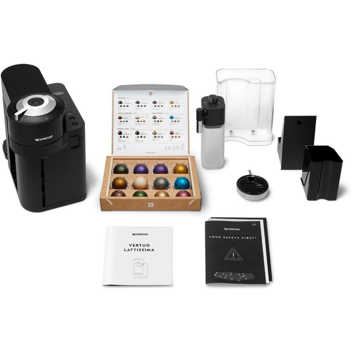 DELONGHI Nespresso Latissima Noir ENV300.B