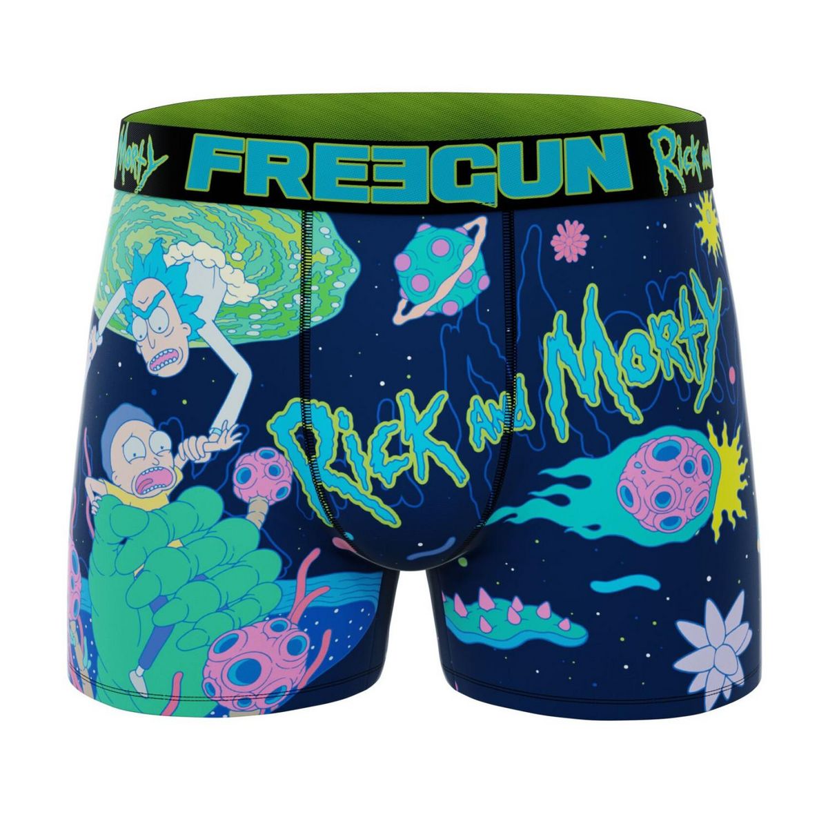 FREEGUN Lot de 3 boxers homme Rick & Morty