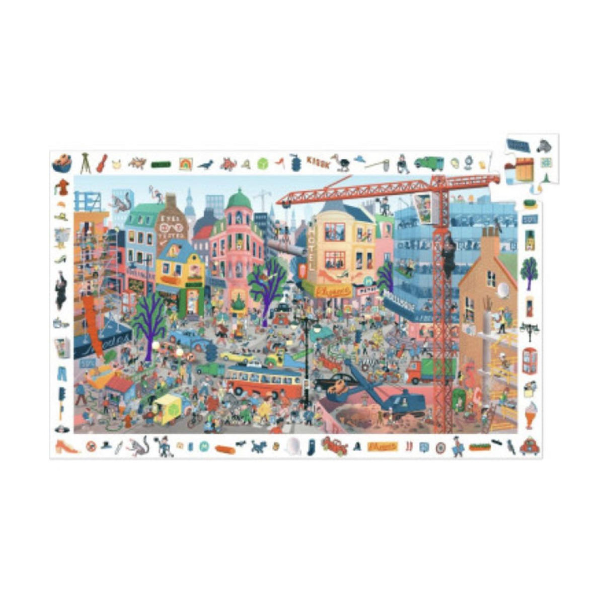 Djeco Puzzle d observation 200pcs - La ville