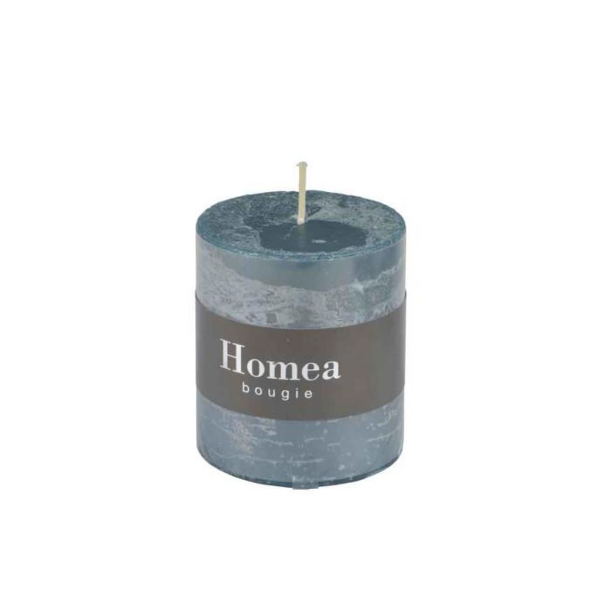 Paris Prix Bougie Pilier Déco  Rustique  7cm Bleu Paon