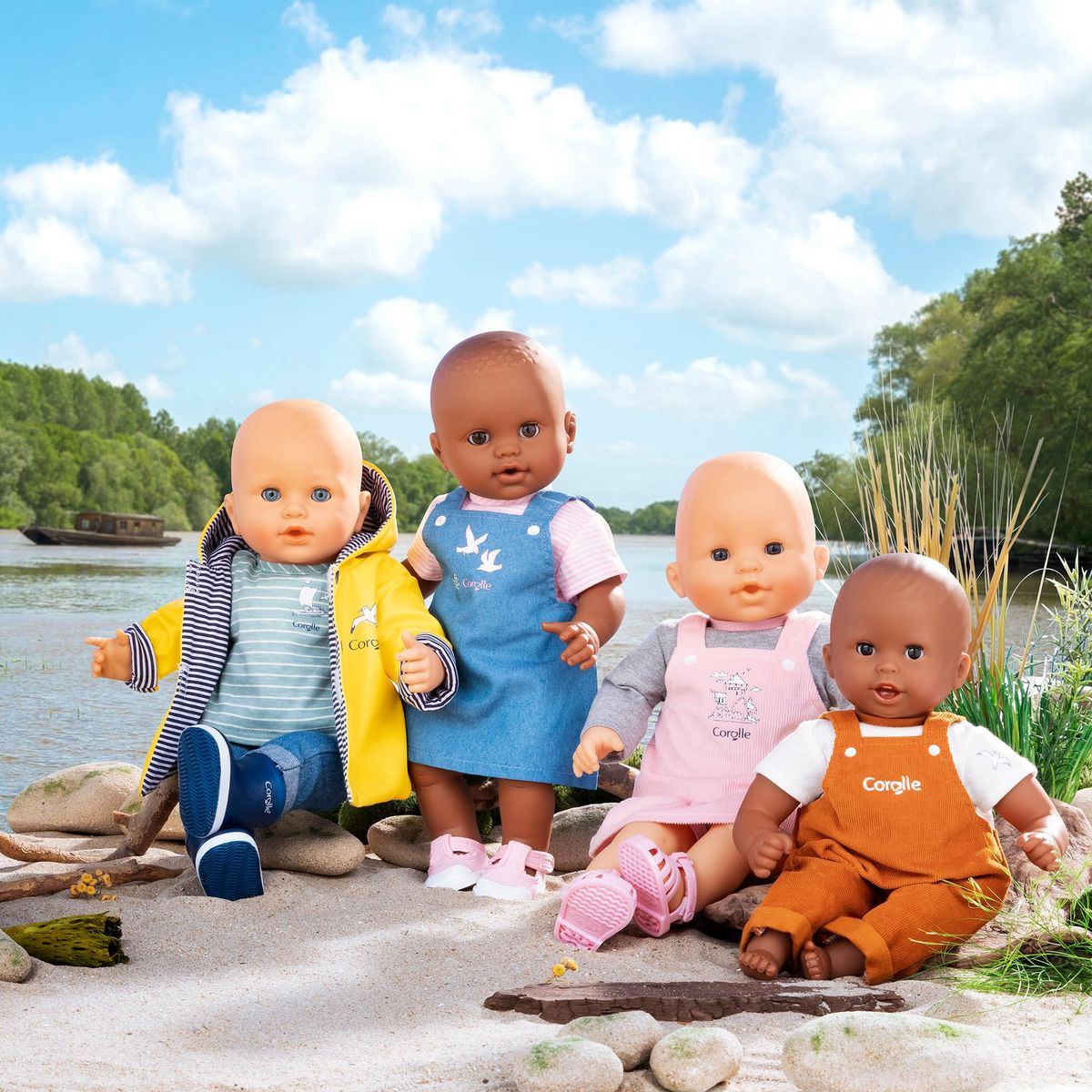 Corolle Salopette 2 en1 Bords de Loire pour poupon 36 cm