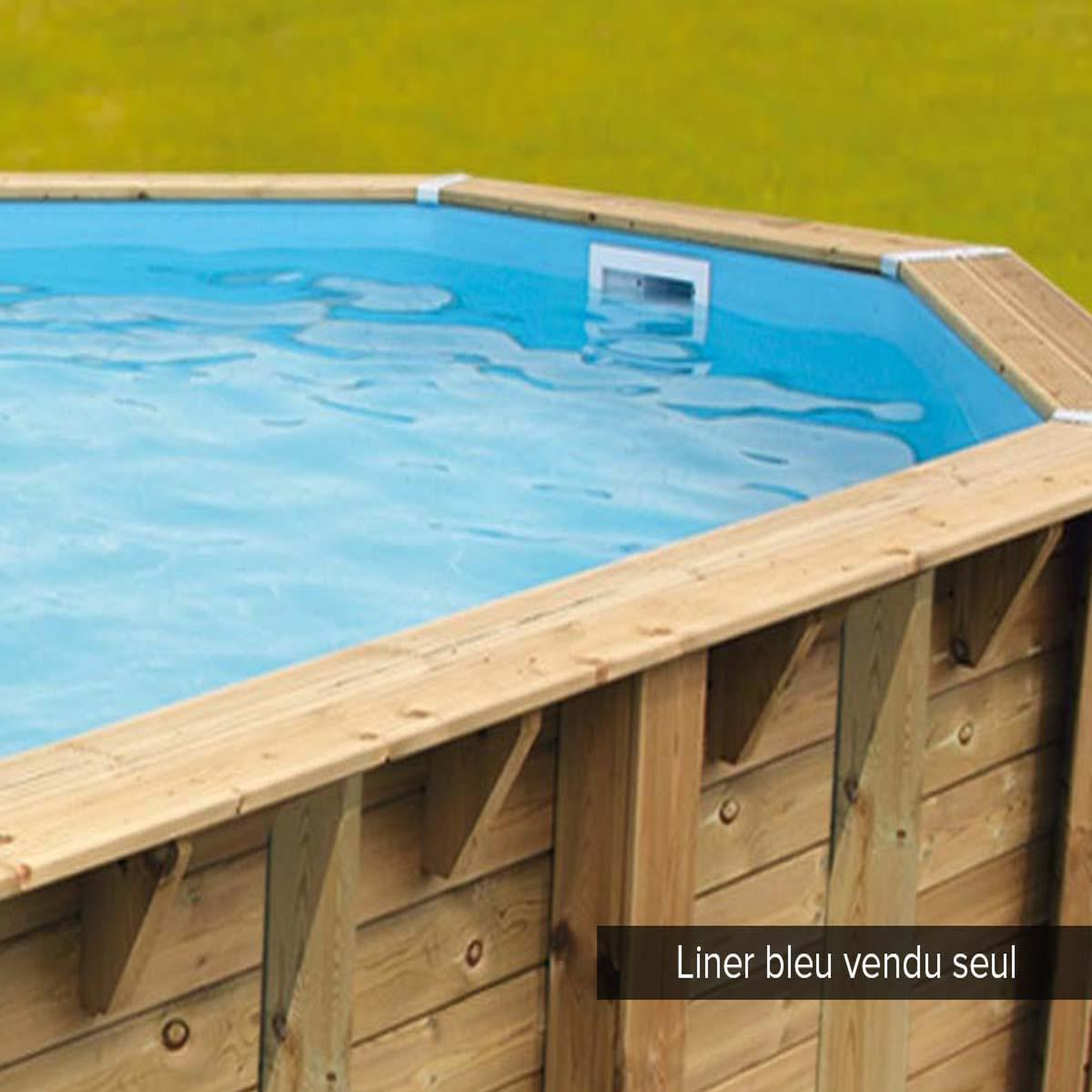 Ubbink Liner seul bleu pour piscine bois sunwater  3,50 x 2,00 x 0,71 m - ubbink