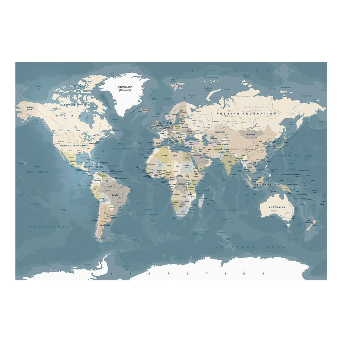 Paris Prix Papier Peint  Vintage World Map