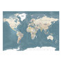 Voir la diapositive 2 : Paris Prix Papier Peint  Vintage World Map