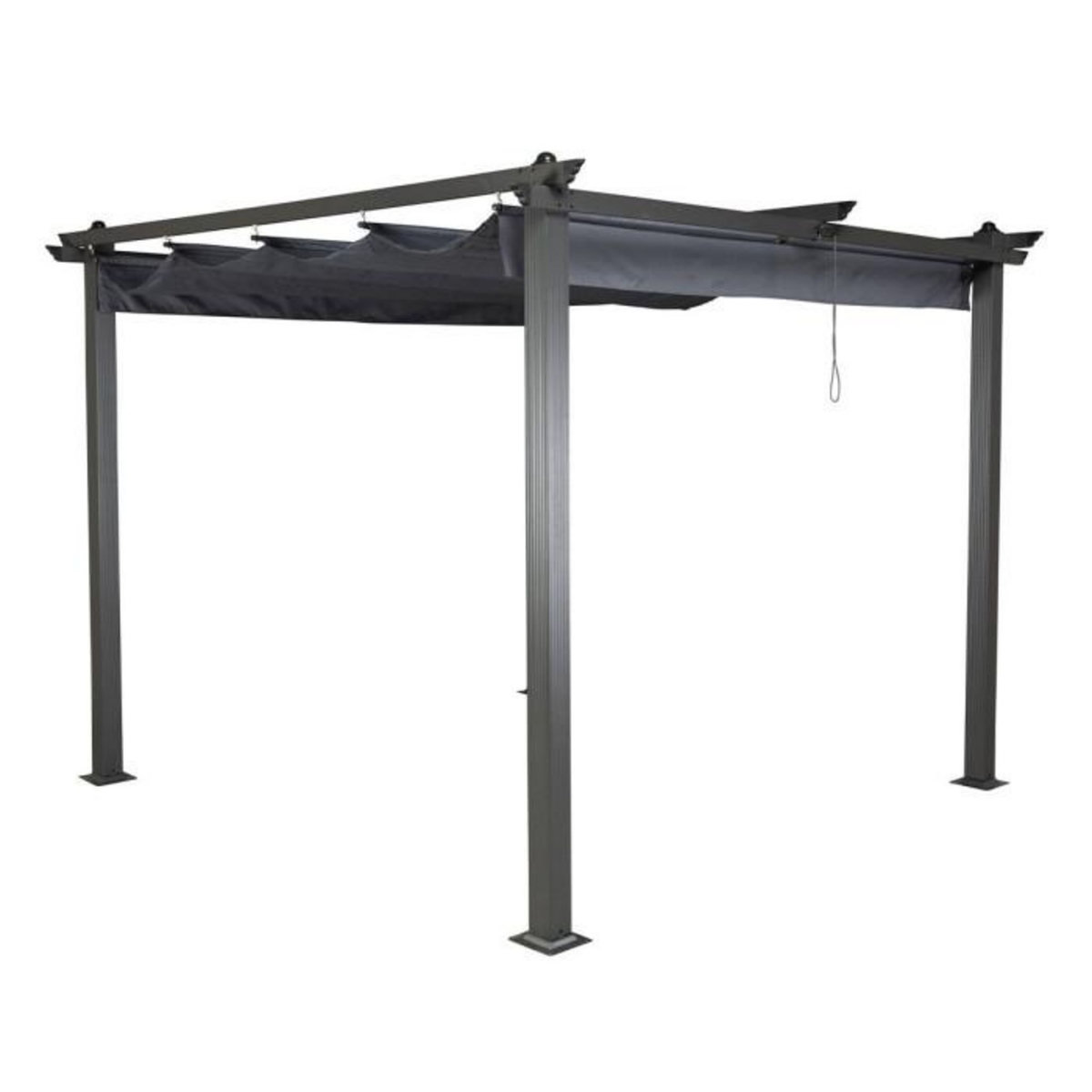 Paris Prix Pergola Avec Toit  Lazio  295cm Gris Foncé