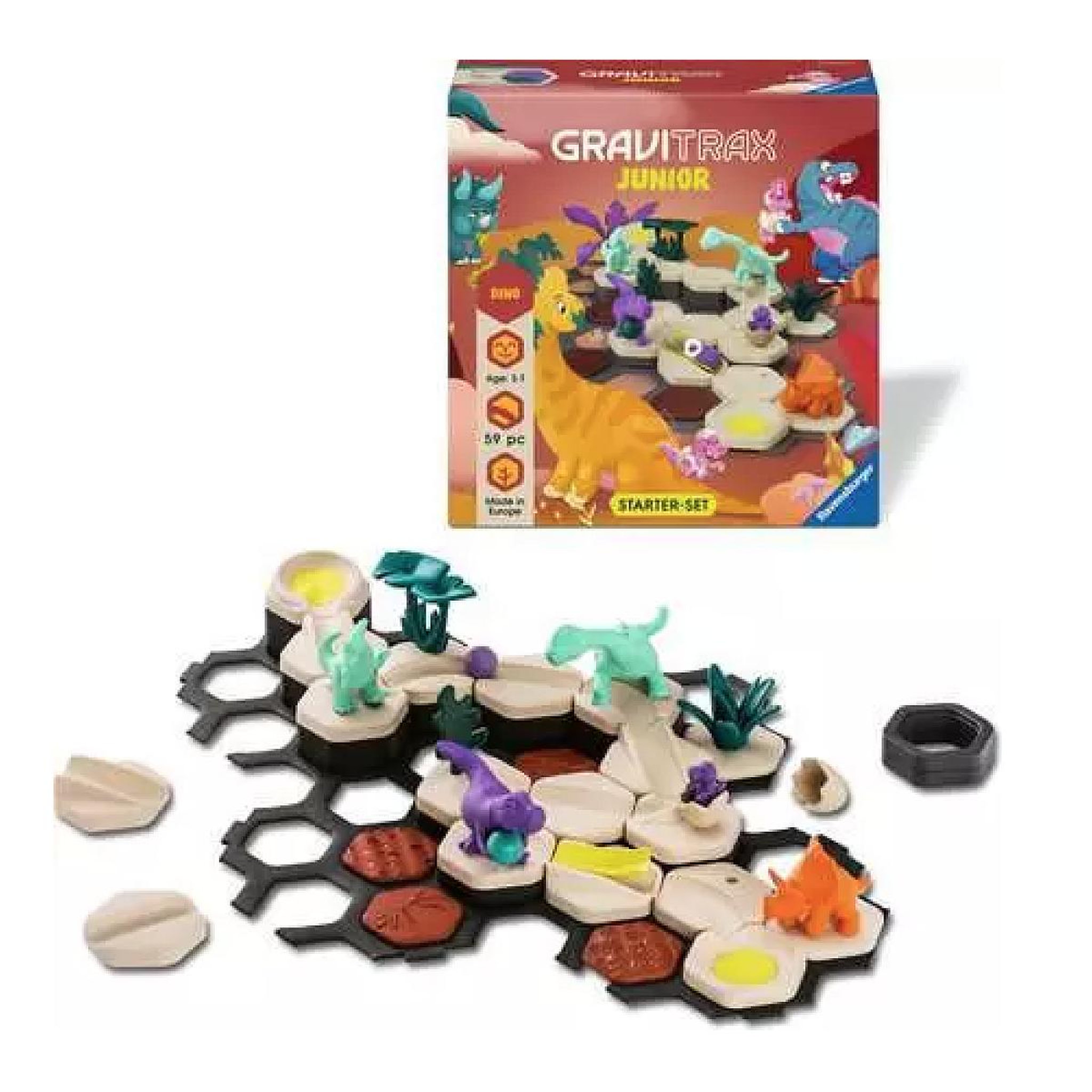 Voir la diapositive 3 : RAVENSBURGER Junior Starter Set Little Dino