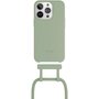 Voir la diapositive 2 : WOODCESSORIES Coque avec cordon iPhone 14 Pro Tour de cou vert