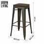 Voir la diapositive 2 : DIVERS Tabouret de bar vintage Liv