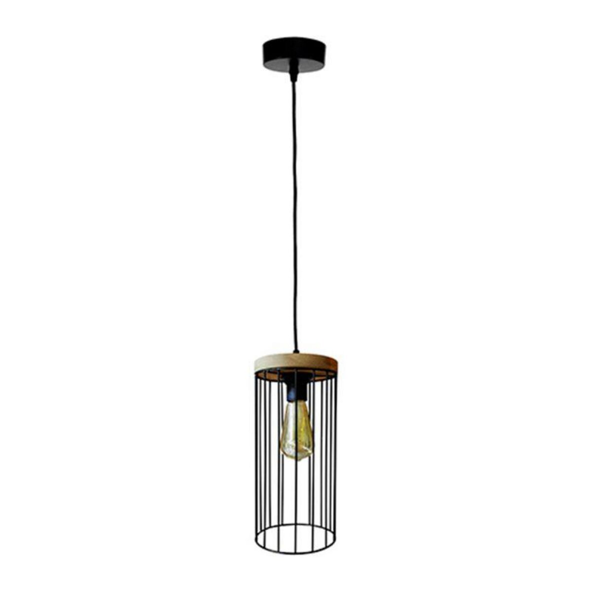 Paris Prix Lampe Suspension Design  Gunnar  135cm Noir
