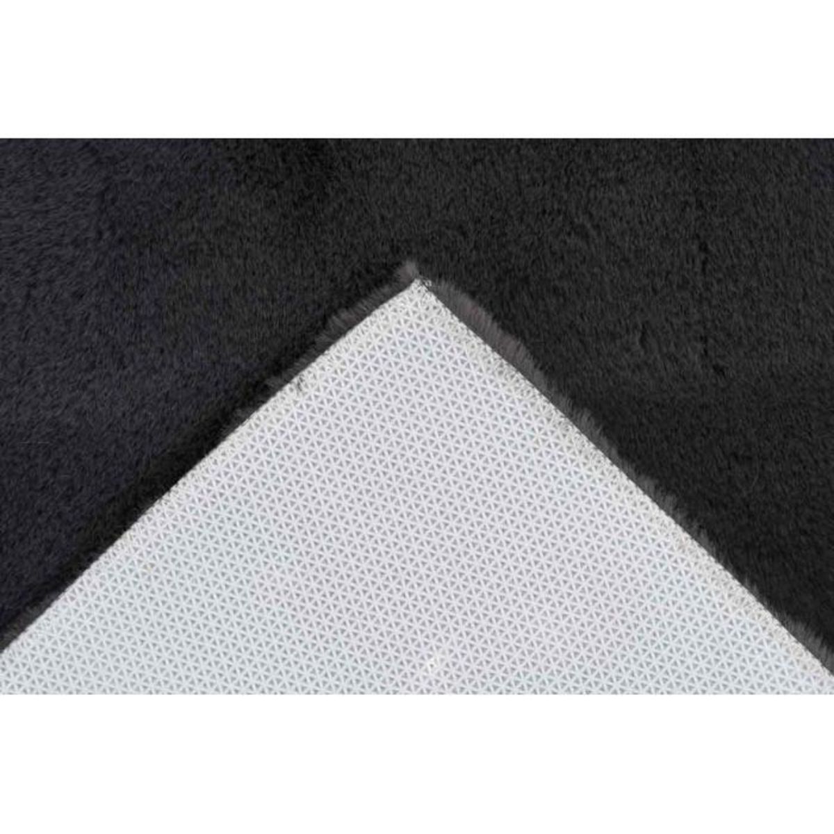 Paris Prix Tapis de Bain Fait à la Main  Rabbit  Gris Foncé