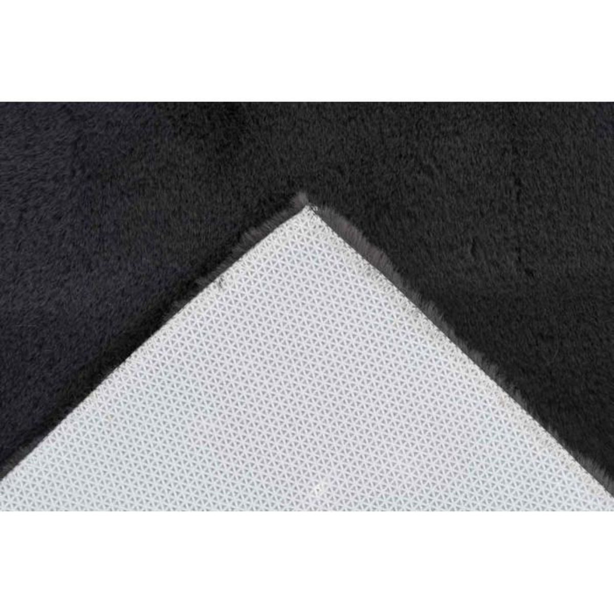 Paris Prix Tapis de Bain Fait à la Main  Rabbit  Gris Foncé