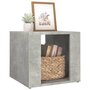 Voir la diapositive 4 : VIDAXL Table de chevet Gris beton 41x40x36 cm Bois d'ingenierie