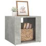 Voir la diapositive 4 : VIDAXL Table de chevet Gris beton 41x40x36 cm Bois d'ingenierie