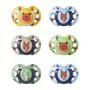 Voir la diapositive 1 : TOMMEE TIPPEE Sucettes - TOMMEE TIPPEE - FUN - 6-18 mois - Lot de 6 - Forme Orthodontique Symétrique - Silicone sans BPA