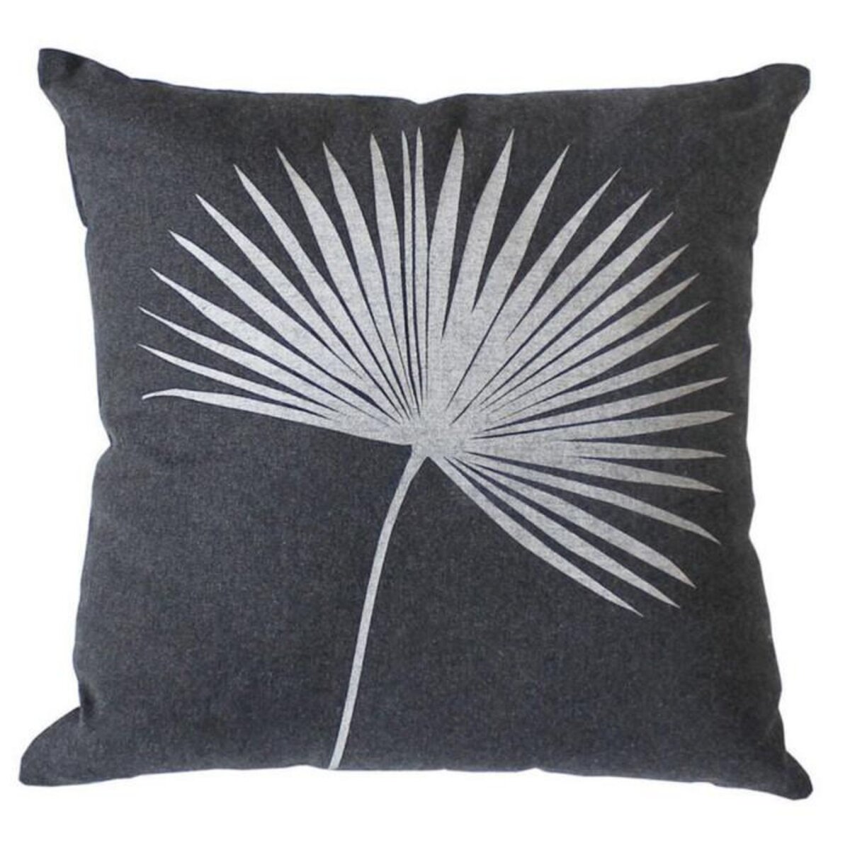 Paris Prix Coussin Déco Imprimé  Baya  40x40cm Gris Foncé