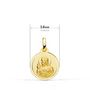 Voir la diapositive 2 : L'ATELIER D'AZUR Collier - Médaille Scapulaire Or Jaune - Chaîne Dorée