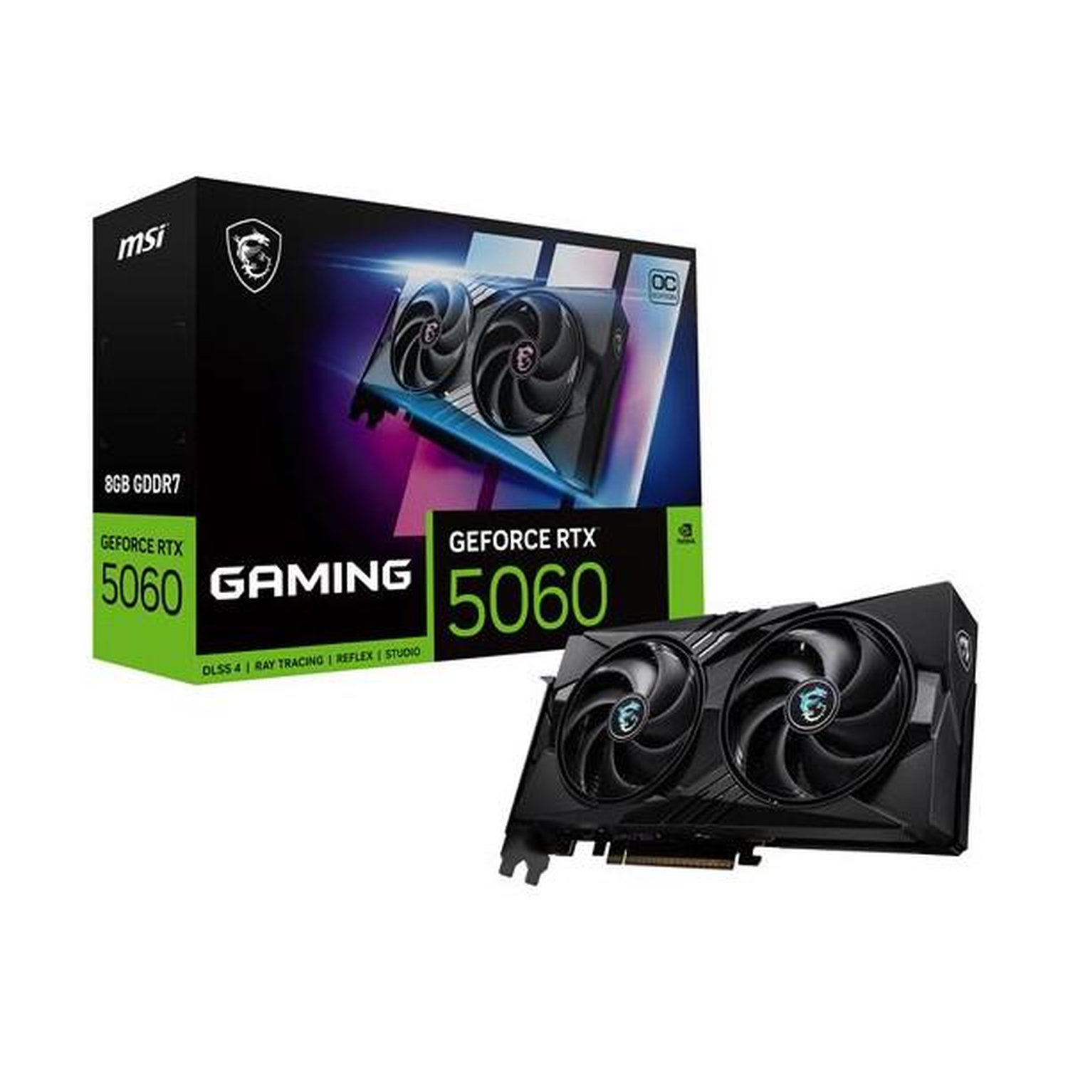 Carte Graphique MSI Nvidia GeForce RTX 5060 8G GAMING OC